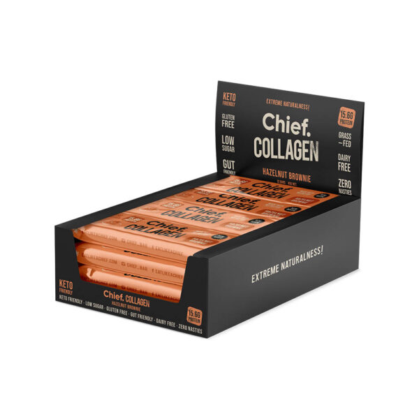 Chief Collagen Protein Bar Hazelnut Brownie