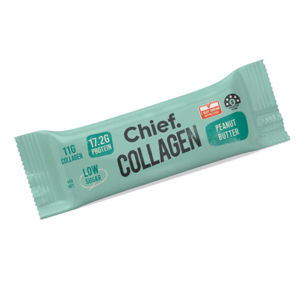 Chief. Peanut Butter Collagen Protein Bar