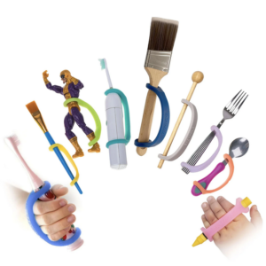 EazyHold Therapist/Teacher 9 Pack - Universal Cuff, Silicone Adaptive Grip Aid